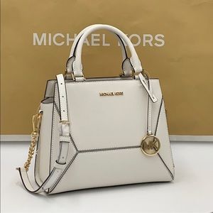 Optic white Satchel crossbody